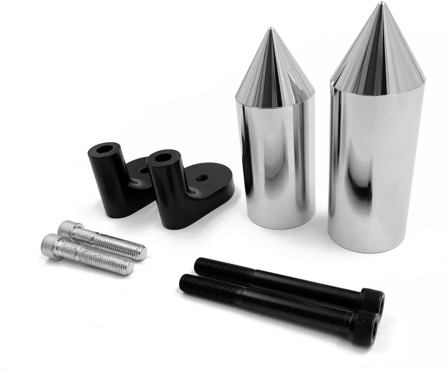 Black Spike Frame Slider Protector for Kawasaki ZRX 1100 (1999–2000) / ZRX 1200R (2001–2005)