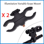 2PC Scope Mount Clamp for Gun Barrel 25-35mm