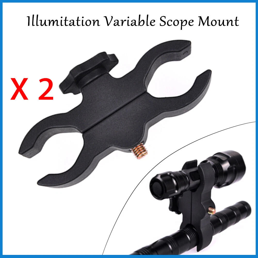 2PC Scope Mount Clamp for Gun Barrel 25-35mm
