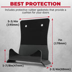 2X Wall Mount Door Storage Hangers for Jeep Wrangler (1956–2024)