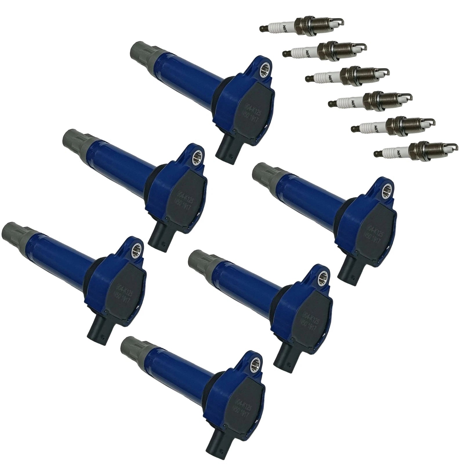 6X Ignition Coil & Iridium Spark Plug for Dodge Chrysler 3.5L 4.0L (2005-2010)