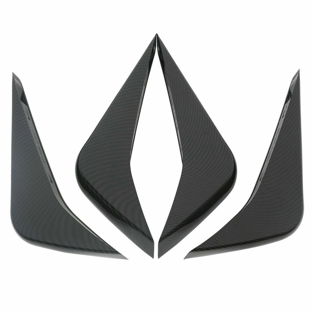 Set of 4 Rear Lower Air Diffuser Fins for Chevrolet Corvette C7 (2014–2019)