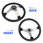14-Inch Aluminum Racing Steering Wheel for Universal Fit