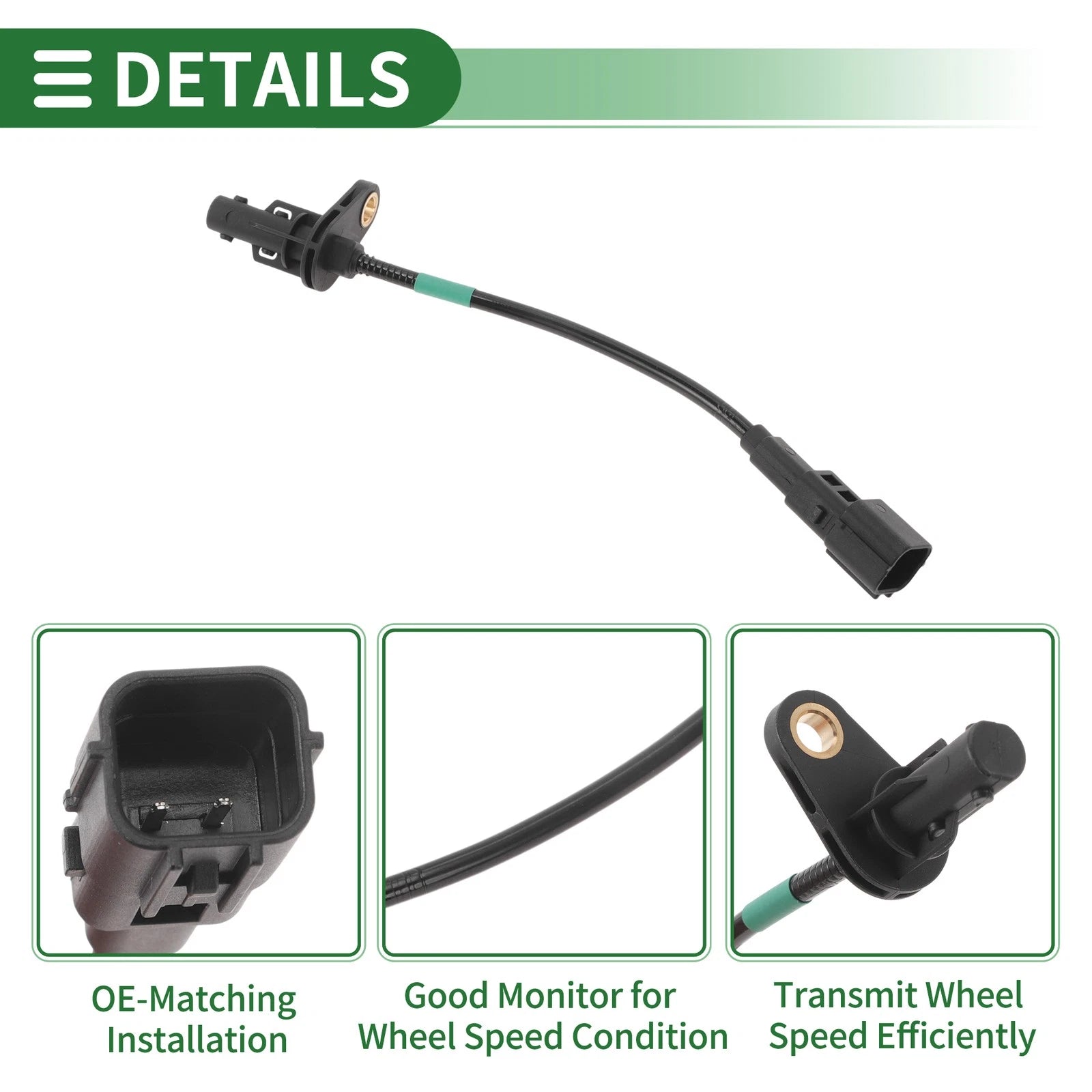 ABS Wheel Speed Sensor No. 59930J5050 for Kia Stinger (2019–2023) Rear Right