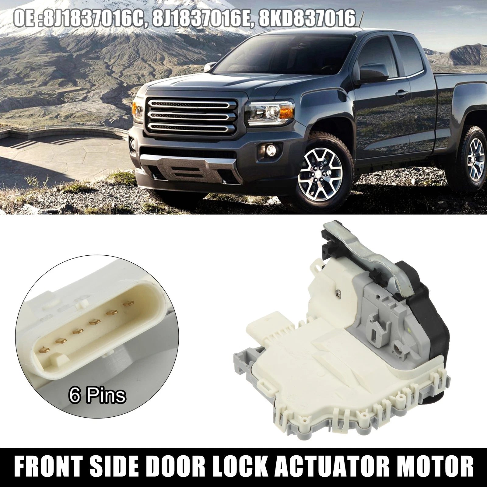 Power Door Lock Actuator Motor for Audi A6 (2005–2011) 8J1837016C