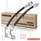 2X Rear Outer Brake Hydraulic Hose for Subaru Legacy Outback (2005–2009)