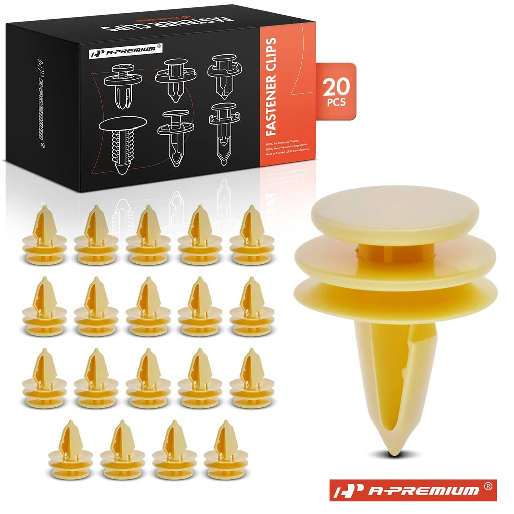 20Pcs 10mm Nylon Door Panel Trim Retainer Clips for Ford Jeep 