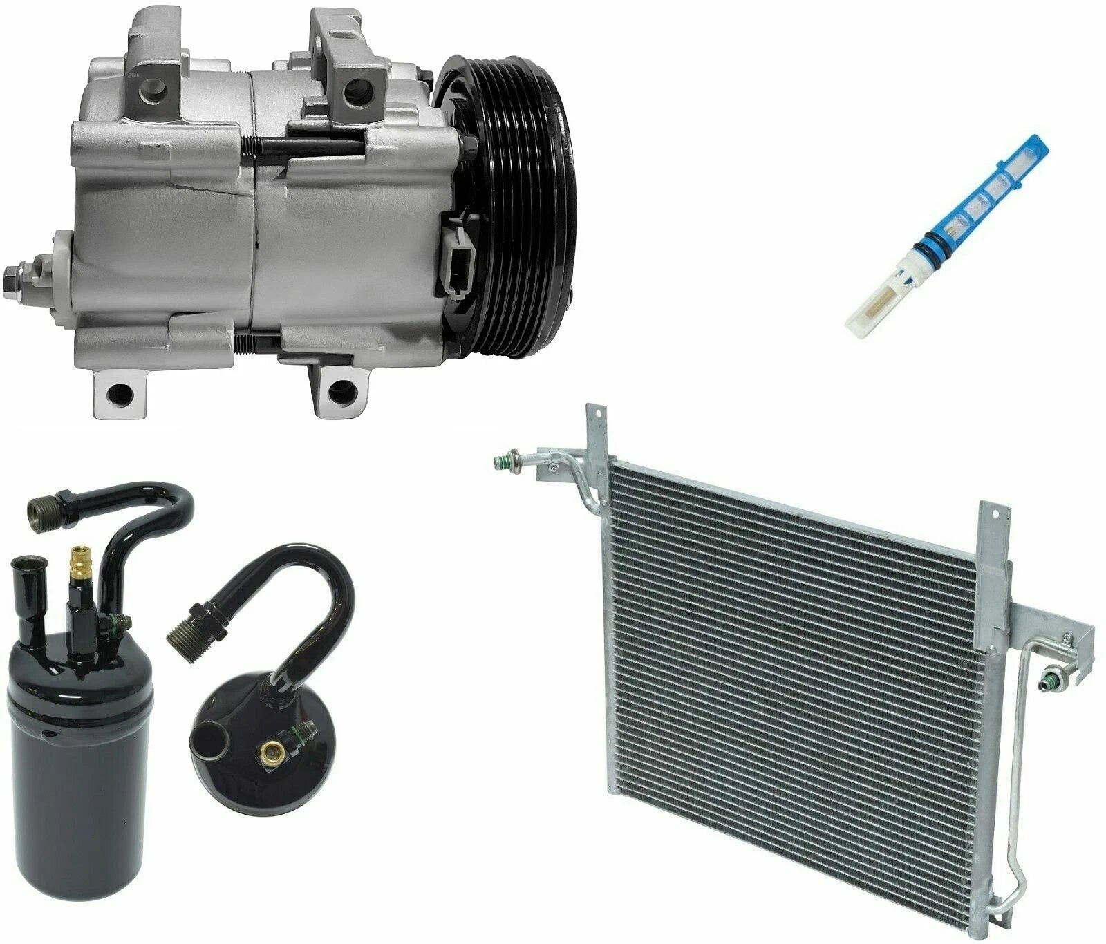 AC Compressor Kit With Condenser for Mazda B400 4.0L (1994–1994)