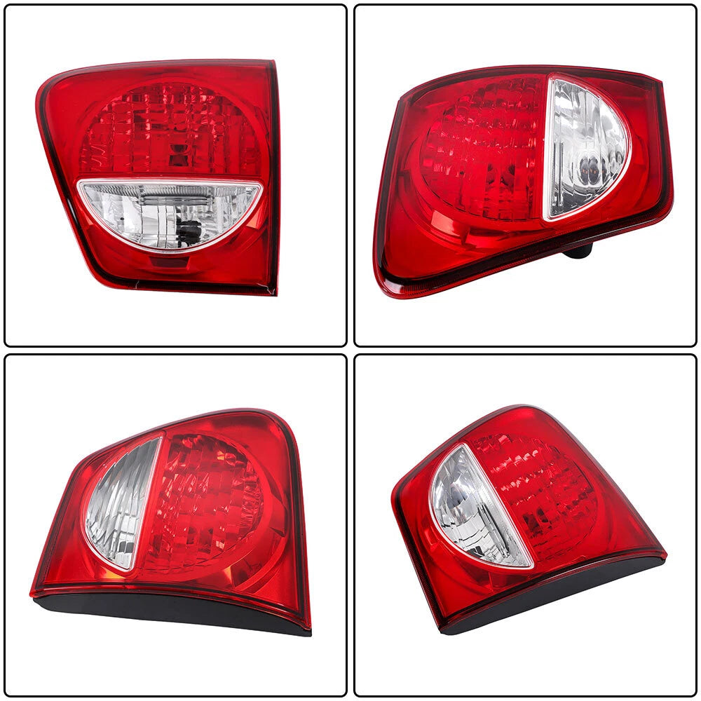 Set of 2 Halogen Red Tail Lights for Toyota Sequoia (2008-2017)