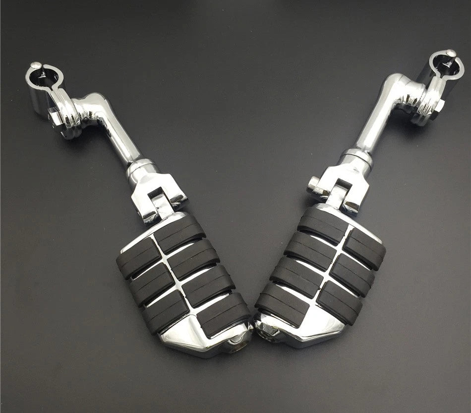 Chrome 1.5" Long Foot Peg for Honda Shadow Valkyrie Road Glide Ultra (1997–2008)