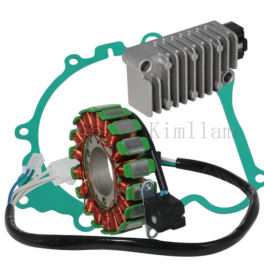 Stator Coil, Regulator Rectifier, Gasket for Yamaha TT250R, TT-R250 (1993–2006)