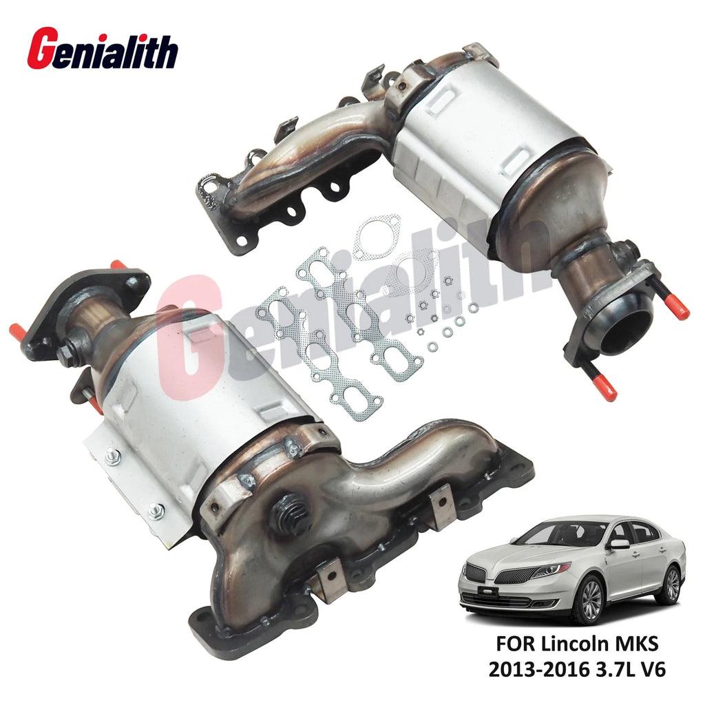 Front Catalytic Converter Set for Lincoln MKS 3.7L V6 (2013–2016)