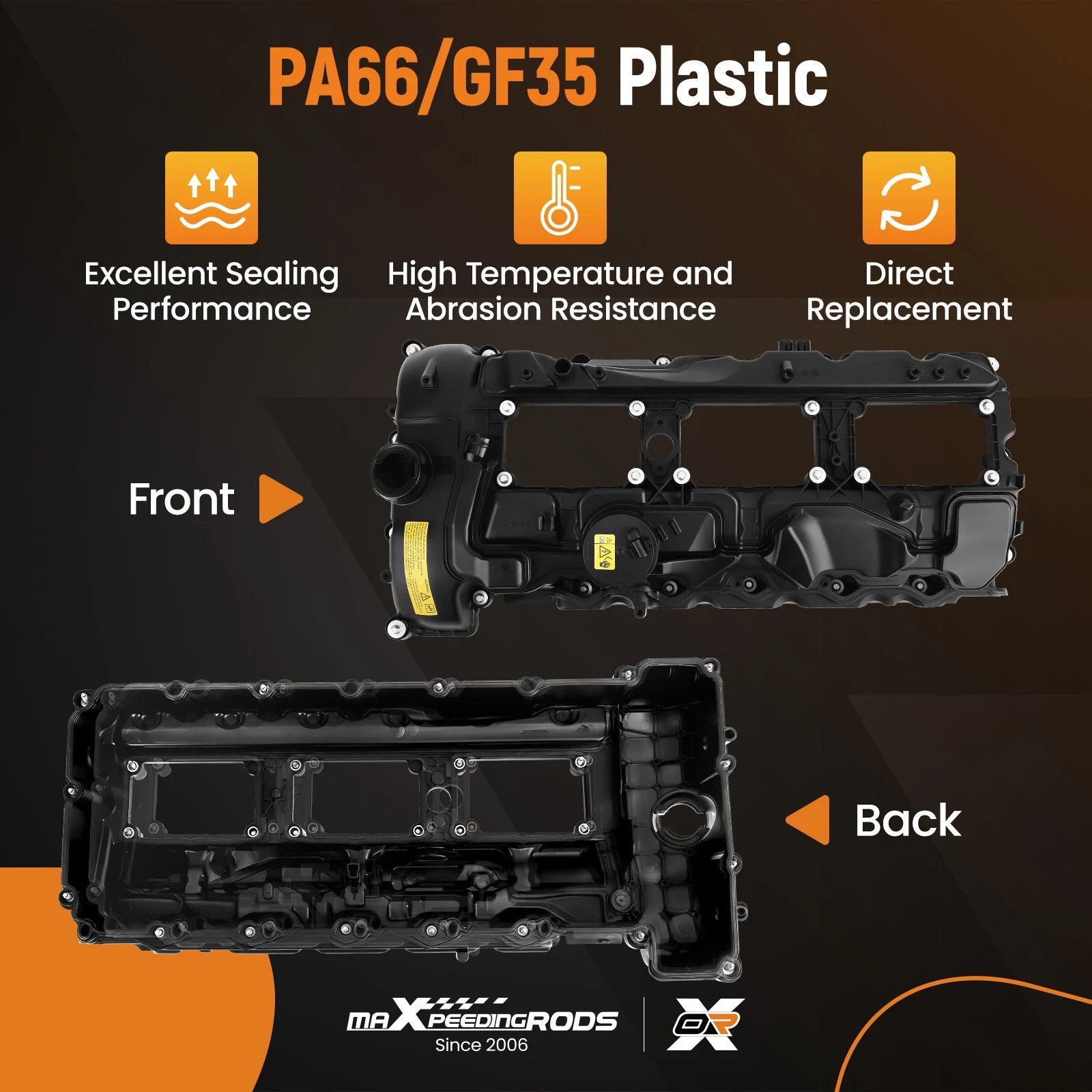 Valve Cover & Gasket for BMW 135i 335i 535i 640i 740i X3 X5 (2011–2019)