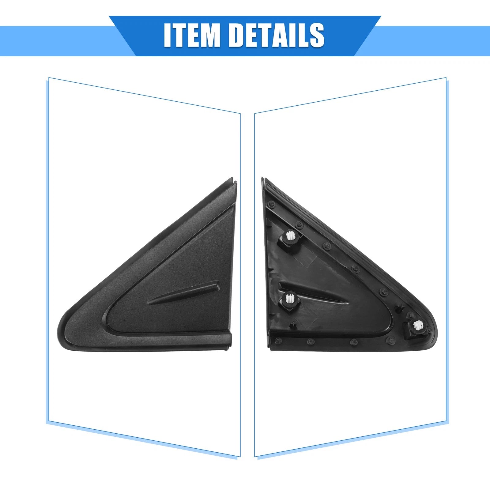 Left Side Rear View Mirror Corner Triangle Trim for Toyota Corolla (2020–2021)