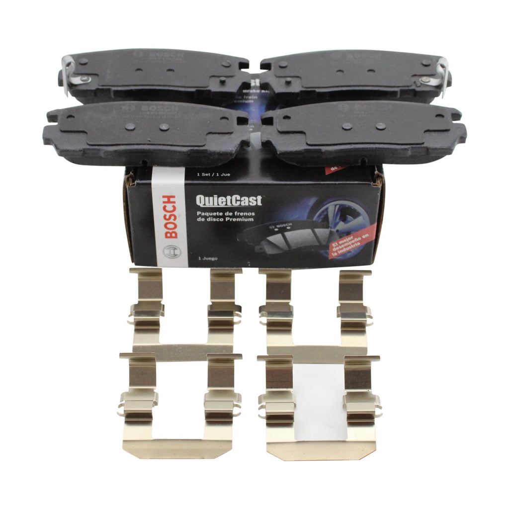 Set of 4 Bosch QuietCast Rear Ceramic Brake Pads for Equinox Terrain Torrent Vue XL-7 (2005–2014)