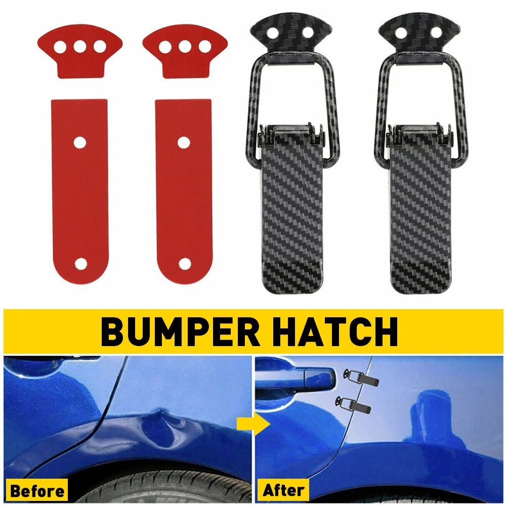 2X Quick Release Bumper Hatch Buckle Fasteners for Auto Car