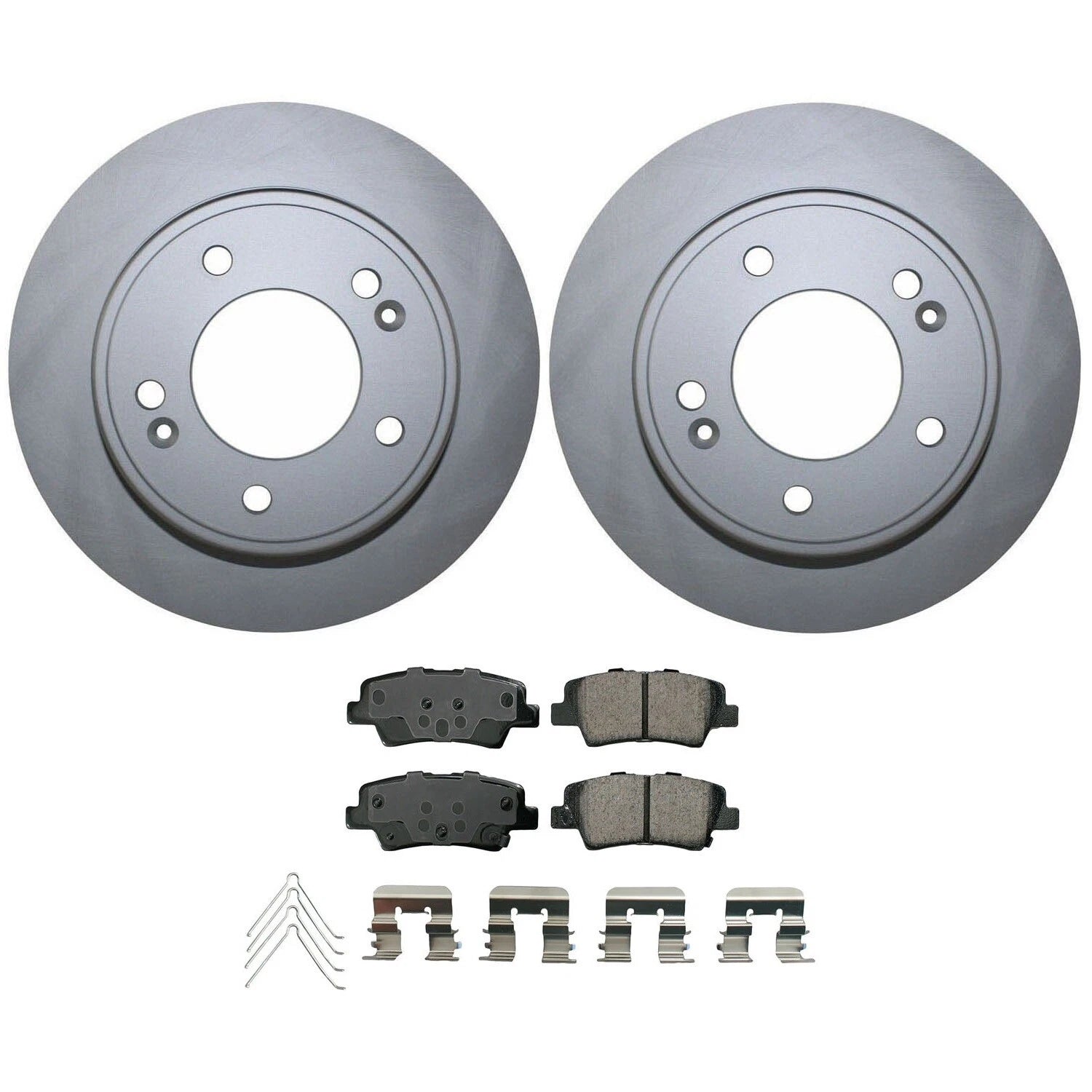 Rear Brake Kit 262mm Disc & Akebono Ceramic Pads for Elantra GT Veloster Soul (2013–2019)