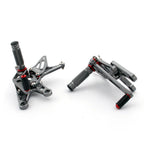 Rearset Foot Pegs for Kawasaki ZX10R (2006–2007) Gray AV