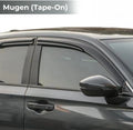 Mugen Style Window Visor Sun Rain Guards for Honda Accord 2013–2017