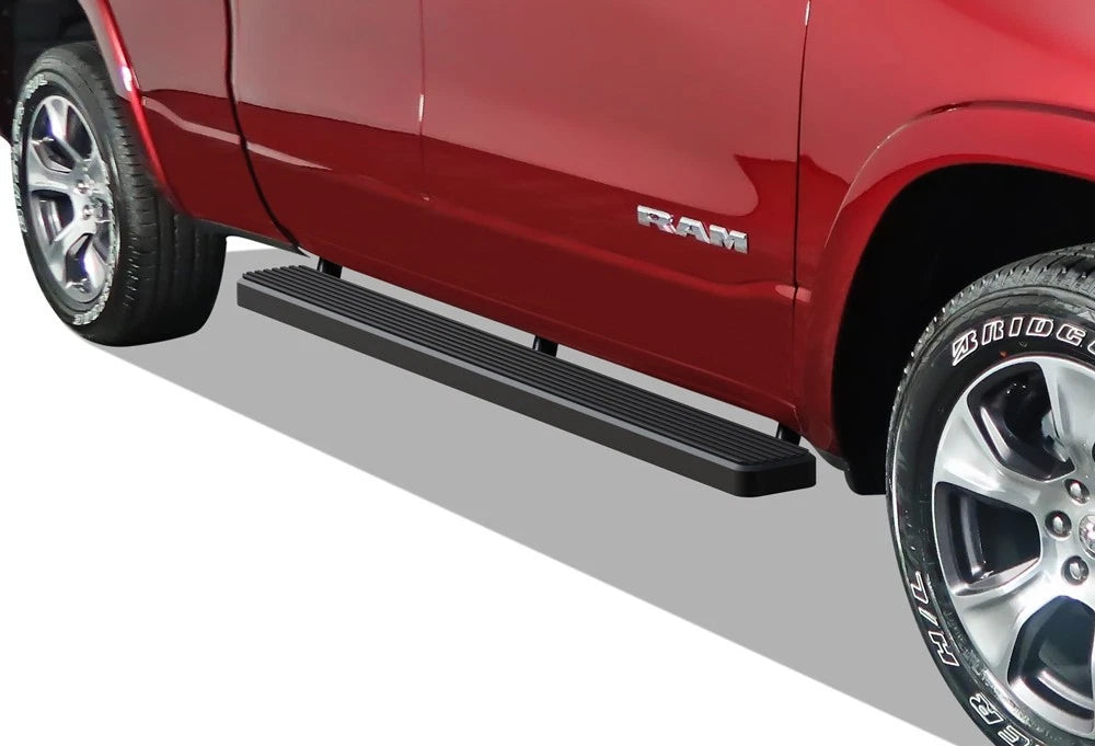 5-Inch Matte Black Running Boards for Dodge Ram 1500 (2019–2026)