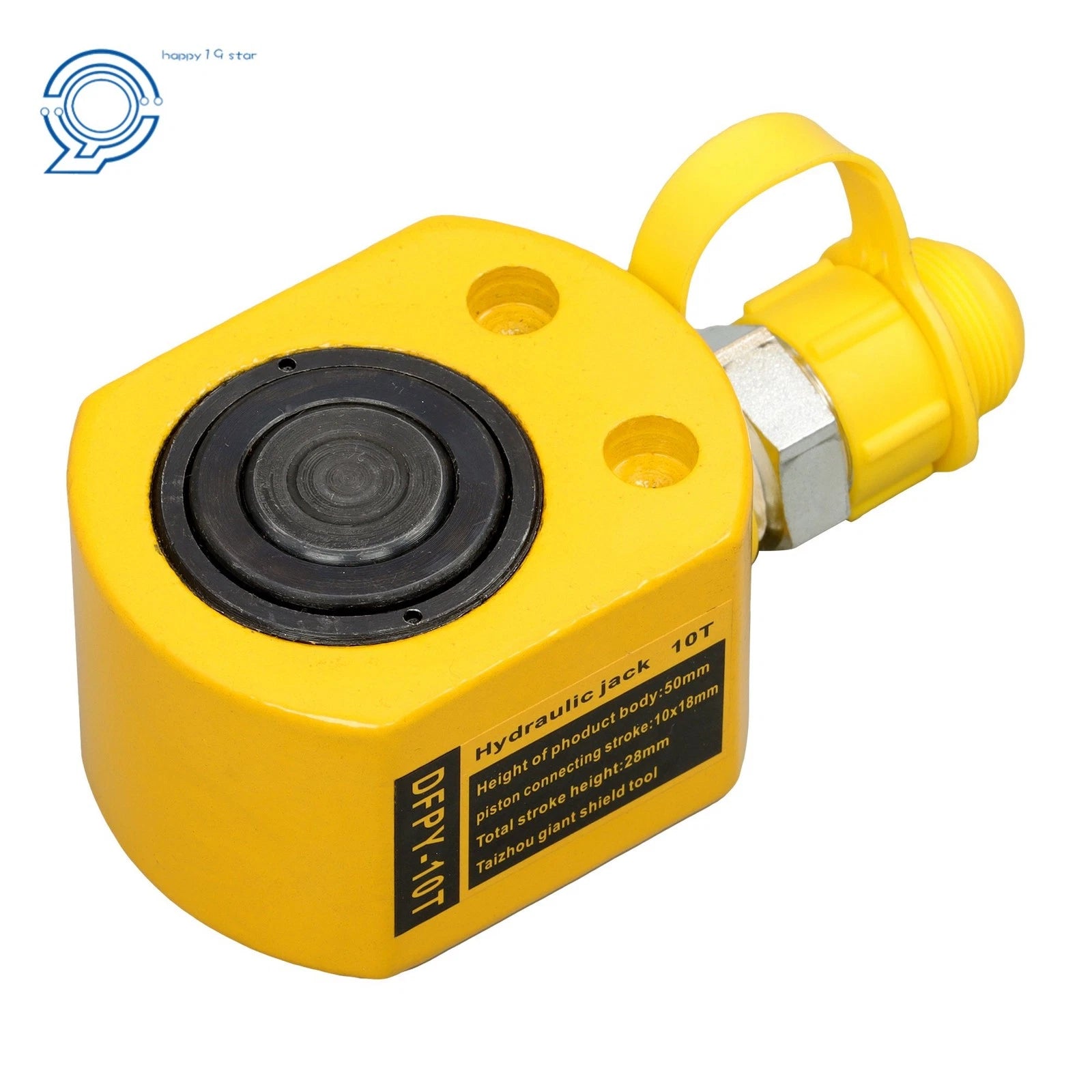 10 Ton Low Height Hydraulic Ram Jack for (1 Inch Stroke)