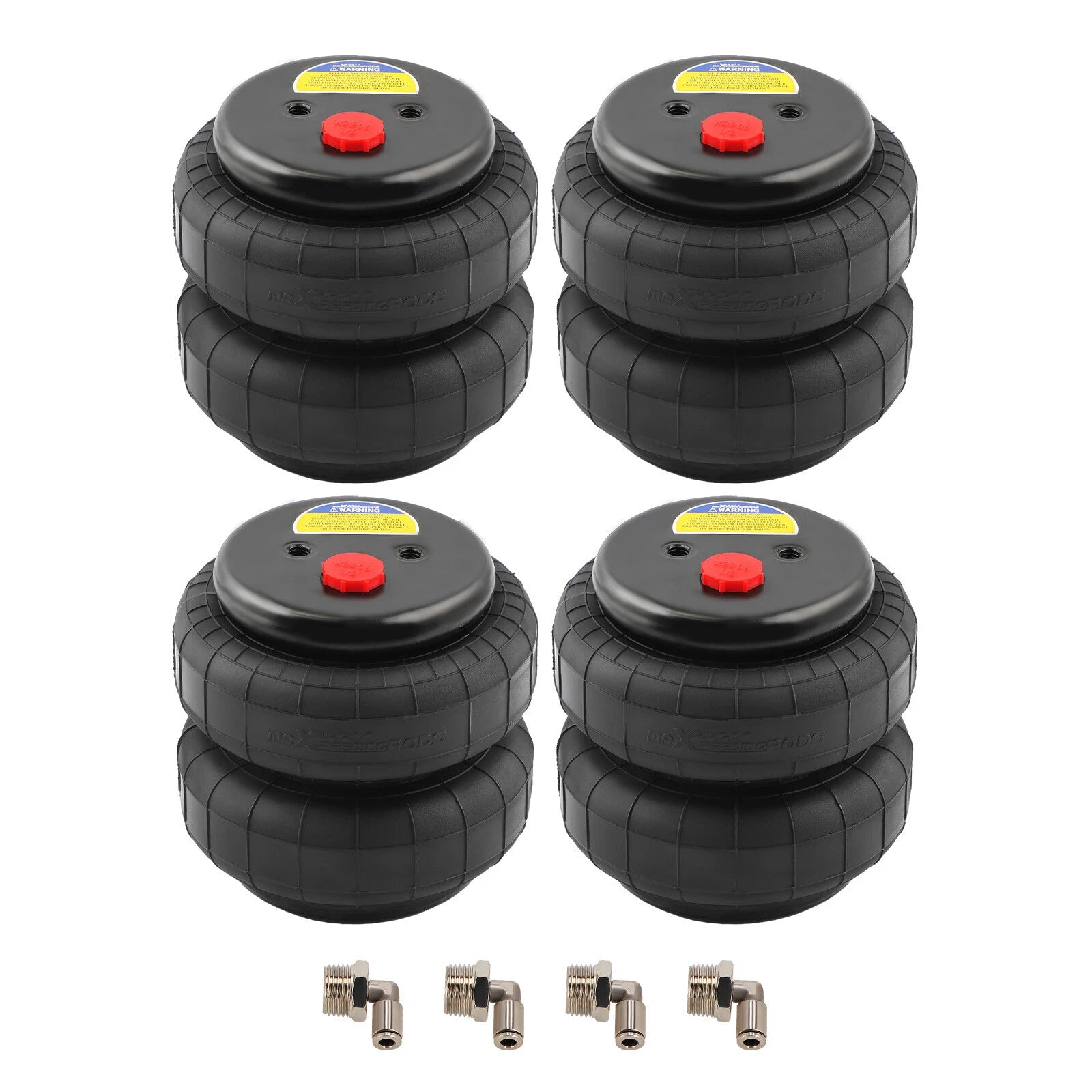 Set of 4 Air Spring Bags for Universal Applications (2500lb)