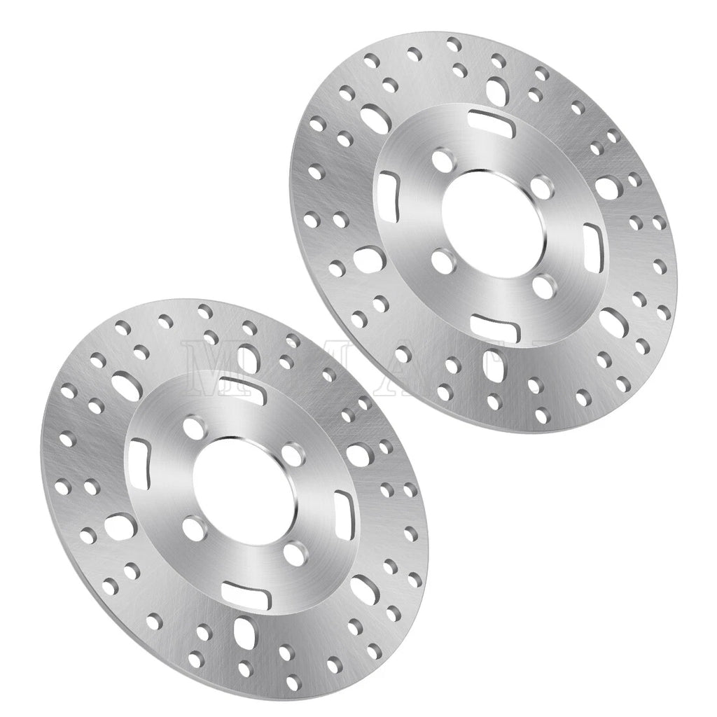 2X Front Brake Disc Rotors for Yamaha Wolverine 350, Kodiak 400, Grizzly 400
