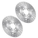 2X Front Brake Disc Rotors for Yamaha Wolverine 350, Kodiak 400, Grizzly 400