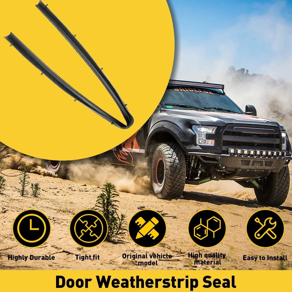 Rubber Weather Strip Seal Front Door for Ford F250 F550 (1999–2007) F81Z-2520758-AA
