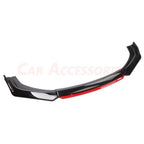Front Bumper Lip Splitter Spoiler Side Skirts for Honda Civic Sedan (2016–2021)