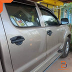 Matte Black 4 Door Handle Cover Trim for Toyota Hilux Vigo Fortuner Yaris (05-15)