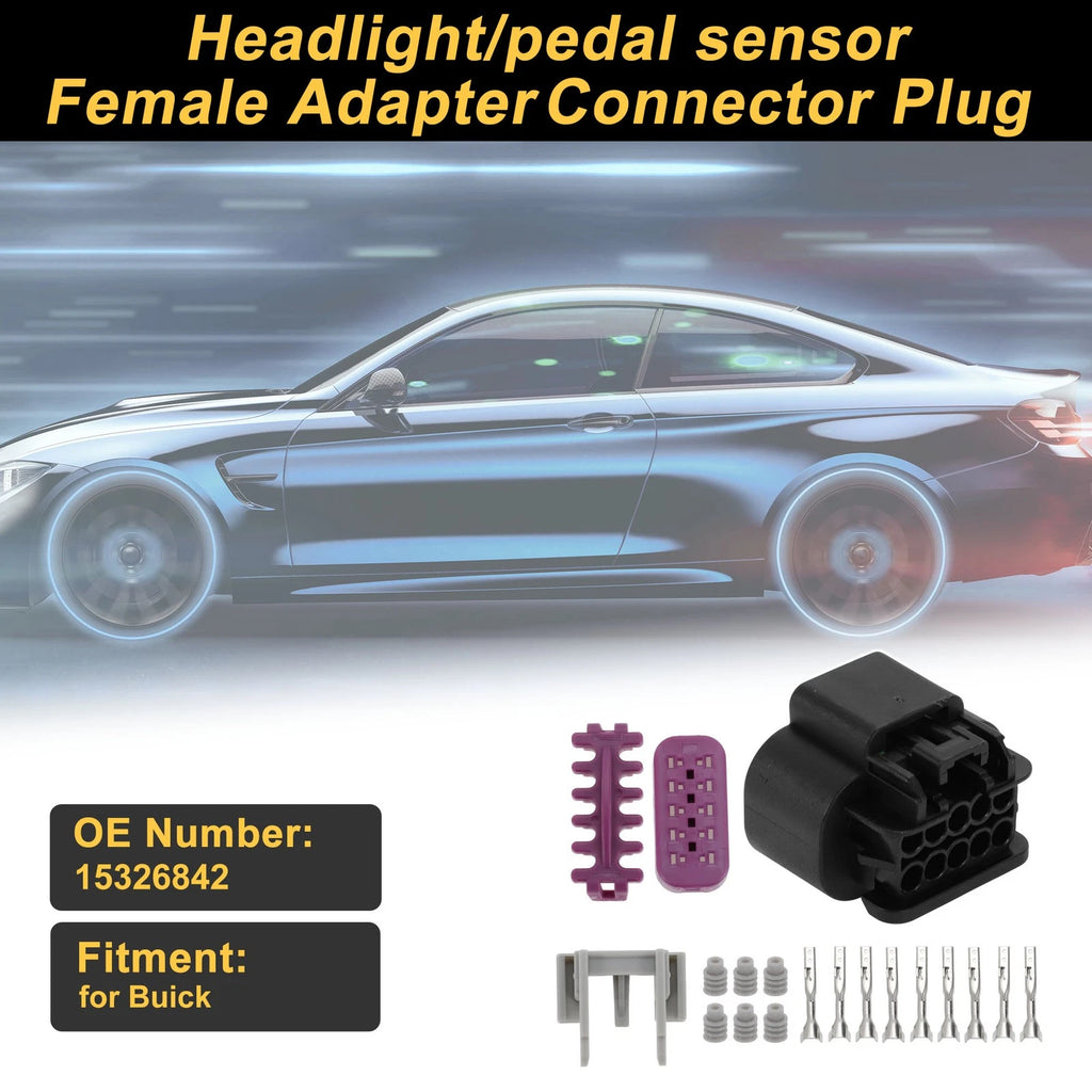 Set of 10 Pins Connector Plug for Buick (No. 15326842)
