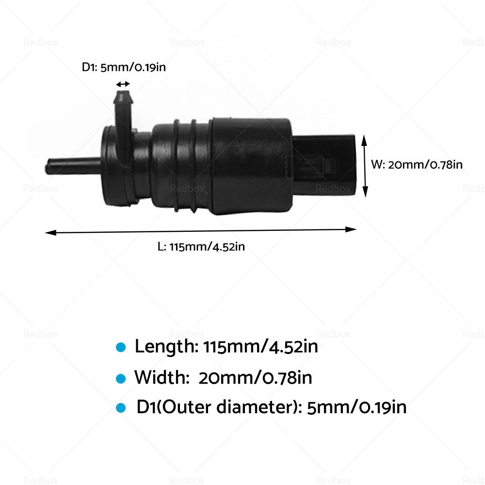 Windshield Washer Pump for BMW 3 Series E46 (1993–2007) 39VW201X2
