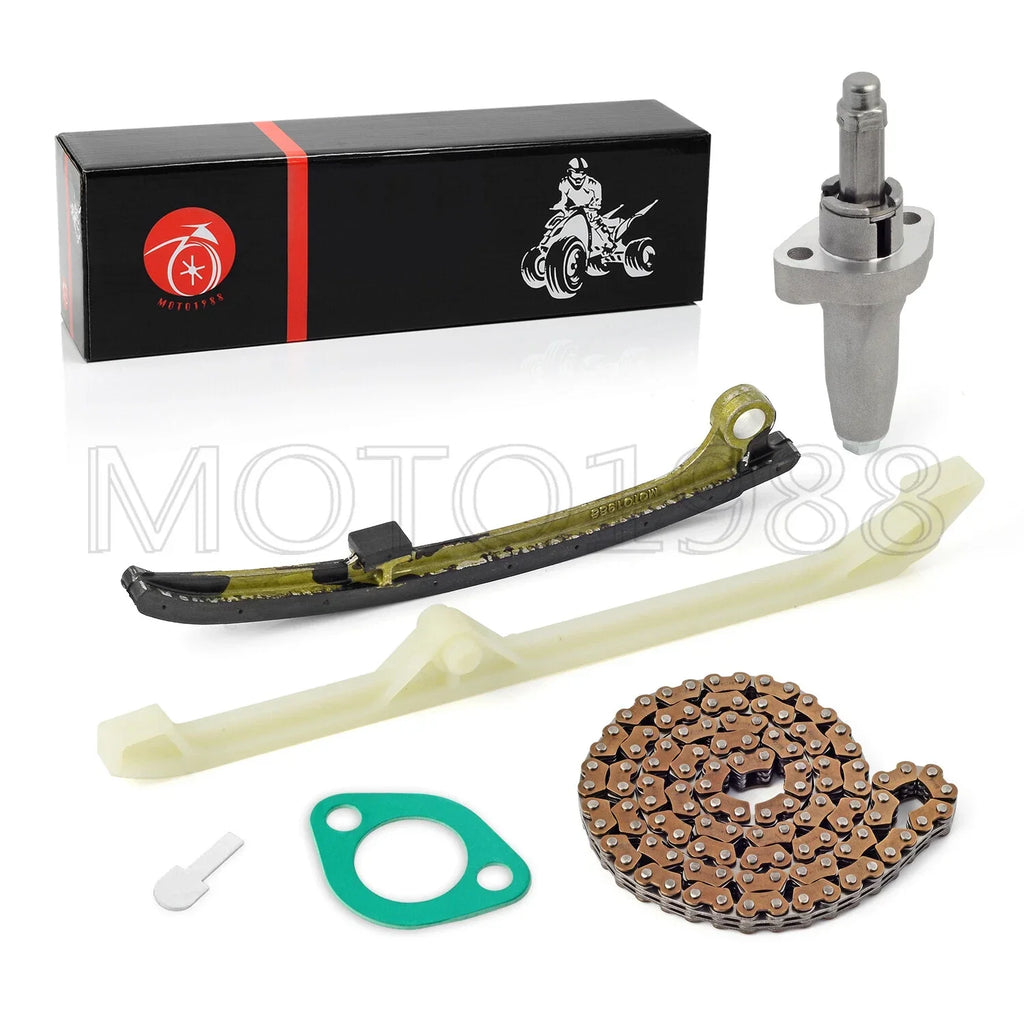 Tensioner Lifter & Cam Timing Chain + Guide for HONDA Rincon (2003–2022)