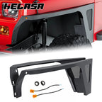 Front Fender Flares for Jeep Wrangler YJ (1987–1995) Armor Rocker Guards w/LED