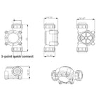 3 Way Water Flow Meter S301 Sensor for Water Dispenser Systems