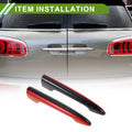Rear Trunk Door Tailgate Handle Cover for BMW Mini Cooper F54 Clubman Black Red