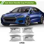 Set of 4 Door Handle Cup Protectors for Hyundai Festa  Chrome Silver