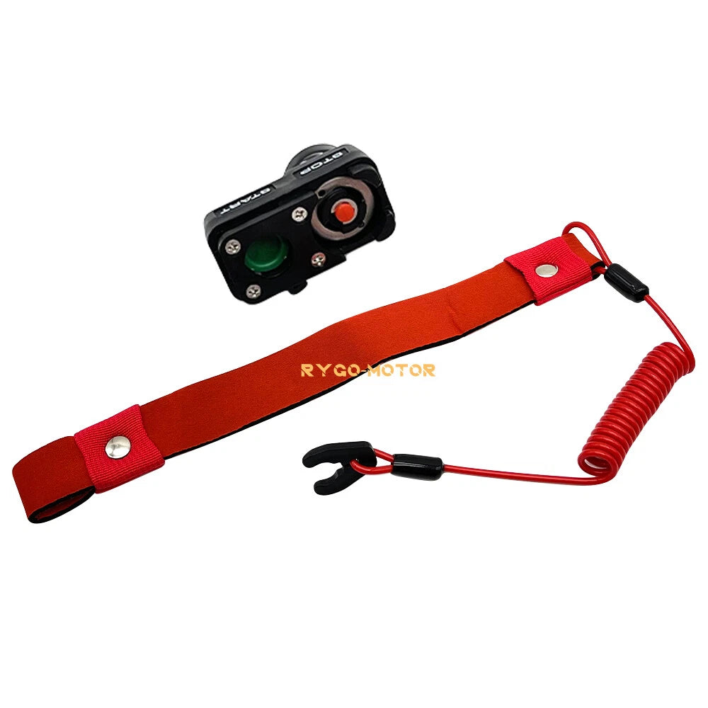 Kill Stop Switch & Safety Tether Lanyard for Kawasaki Jet Ski JS800 (2003–2011)