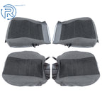 Set of 4 Cloth Seat Covers for Dodge Ram 1500 2500 3500 (2013–2018)