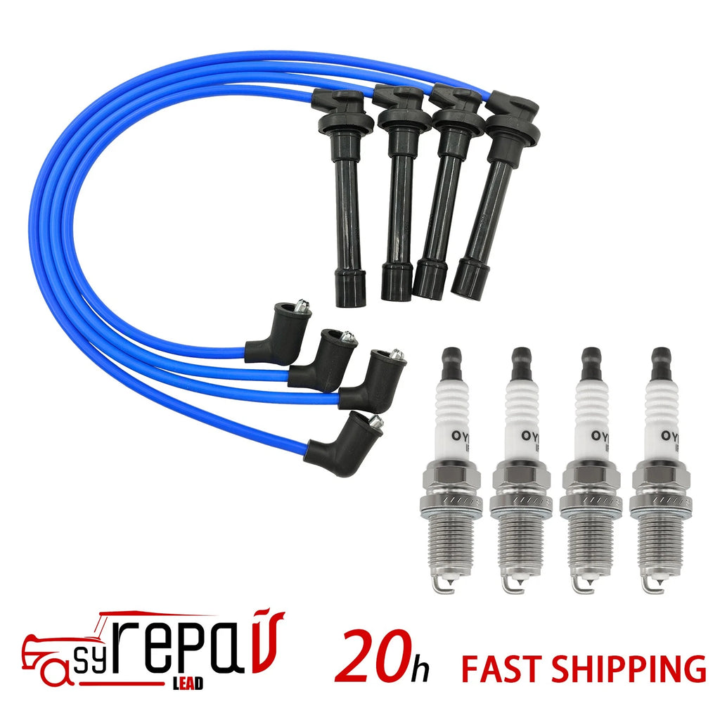 Ignition Wire Set + Iridium Spark Plugs for Isuzu Oasis (1998–1999)