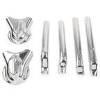 Rear Phantom Swingarm Axle Cover Kit for Harley Softail FXST FXSTC FLSTC (Chrome)