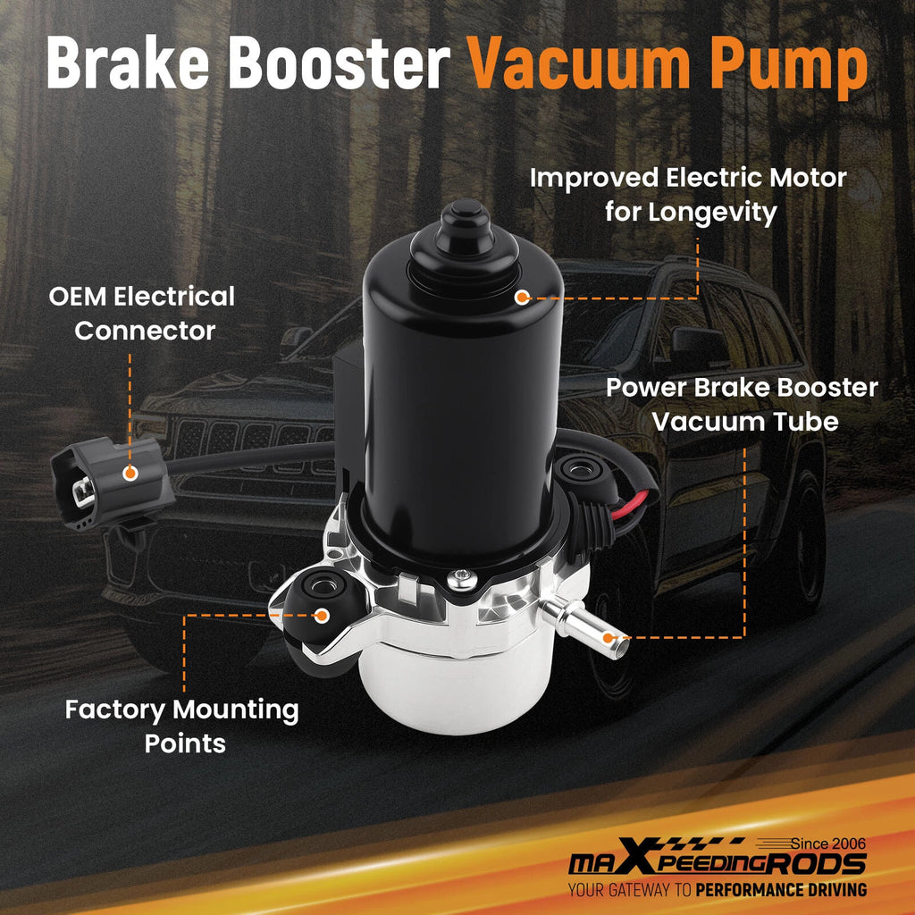 Power Brake Booster Air Vacuum Pump for Dodge Durango (2016-2019)