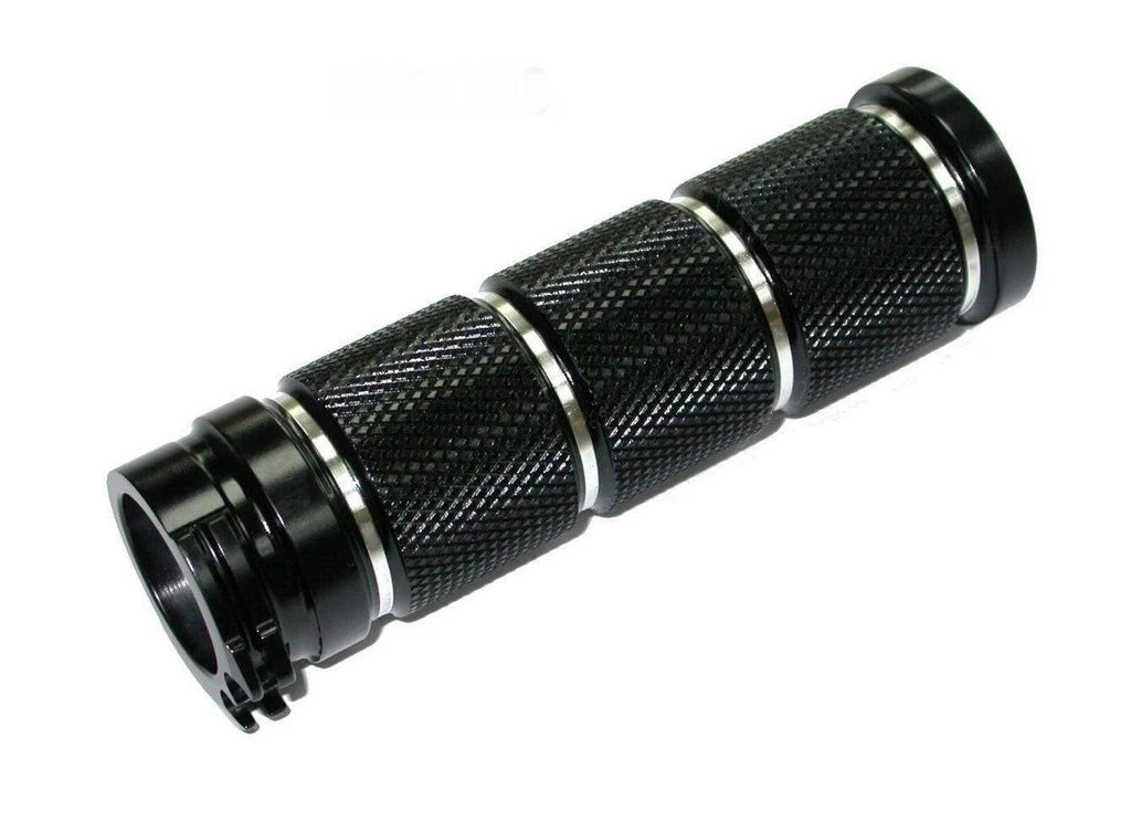 Set of 2 Harddrive Vintage Black Dual Cable Grips for V-Twin Motorcycles (2000–2023)