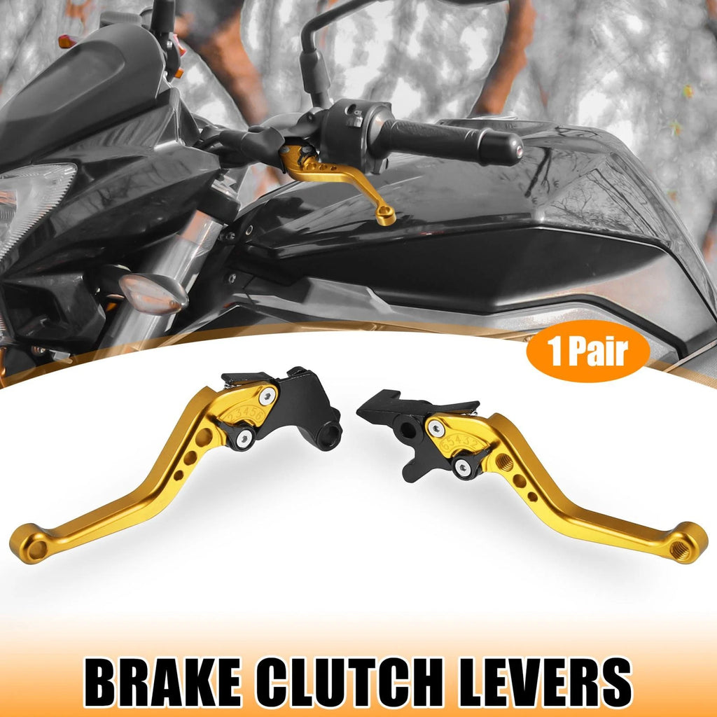 Brake Clutch Levers for Honda CBR300R (2016–2019) 1 Pair Gold Aluminum Alloy