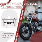 Large Motorcycle Windshield for Kawasaki KLX250 Vulcan 900 VN (2006–2023)
