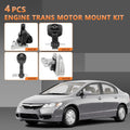 Set of 4 Engine Motor Mounts for Honda Civic (2006–2010)