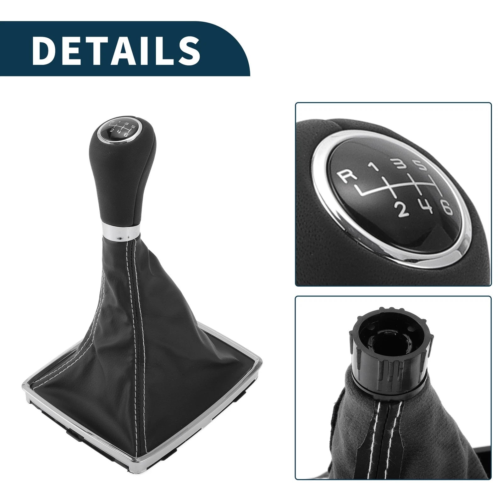6 Speed Manual Gear Shift Knob with Cover for Mercedes-Benz C-Class (2015–2021)