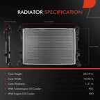 Radiator for Mercedes-Benz CLA250 CLA45 AMG (2014–2020)
