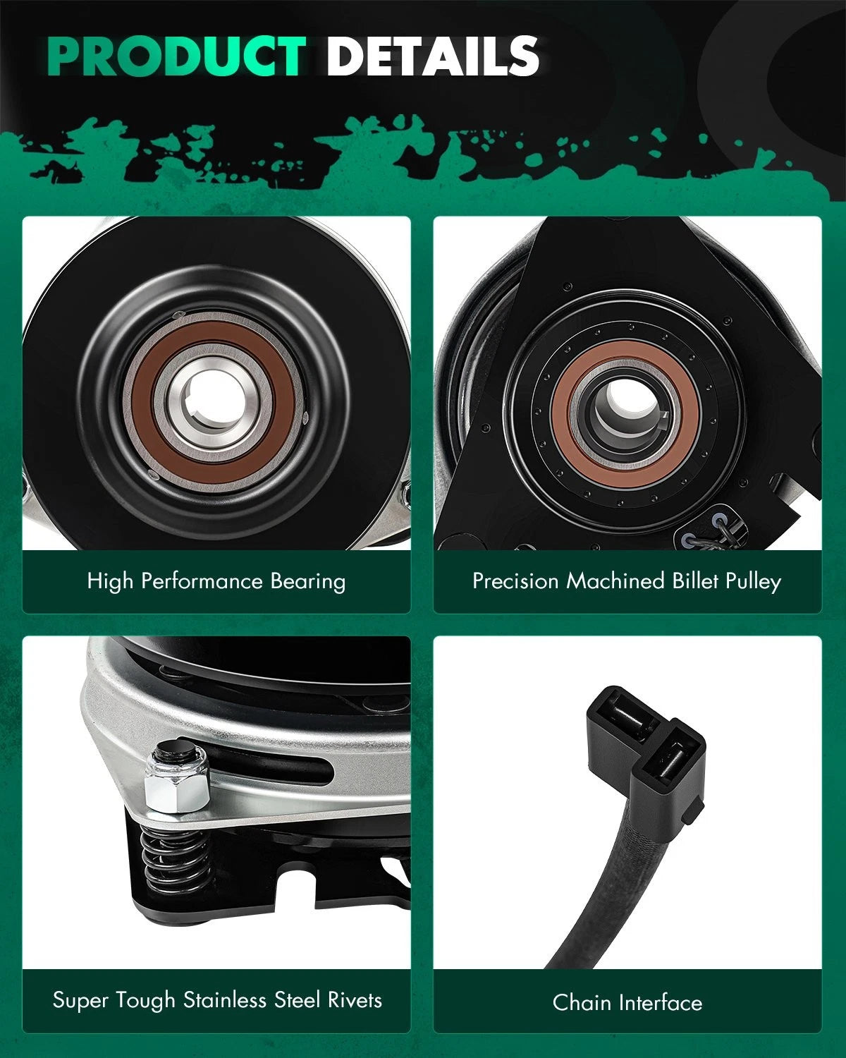 PTO Blade Clutch for Ogura MA-GT-JD2 (Diameter Pulley 5 5/16")